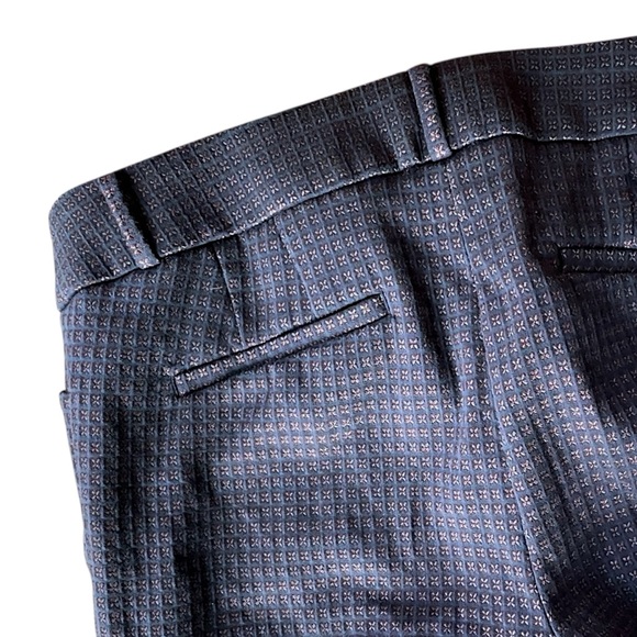 LOFT | NWOT JULIE SKINNY CROPPED ANKLE PANTS TEXTURED STRETCH POCKETS | SIZE 8 - Picture 9 of 12